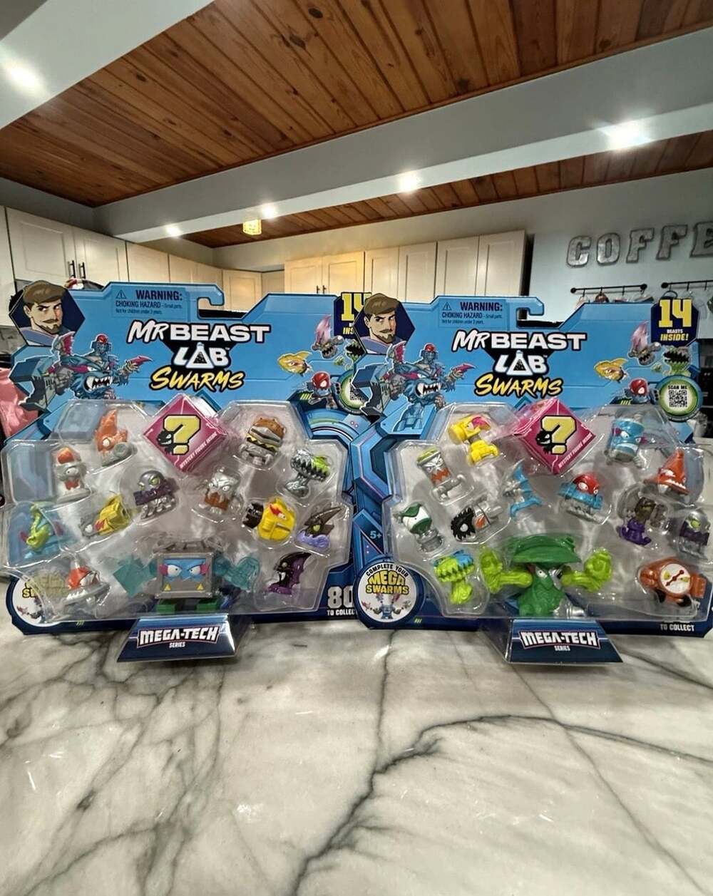 MrBeast Lab Swarms Mega-Tech Series 14 Pack Lot of 2 New Sealed 28 Figures